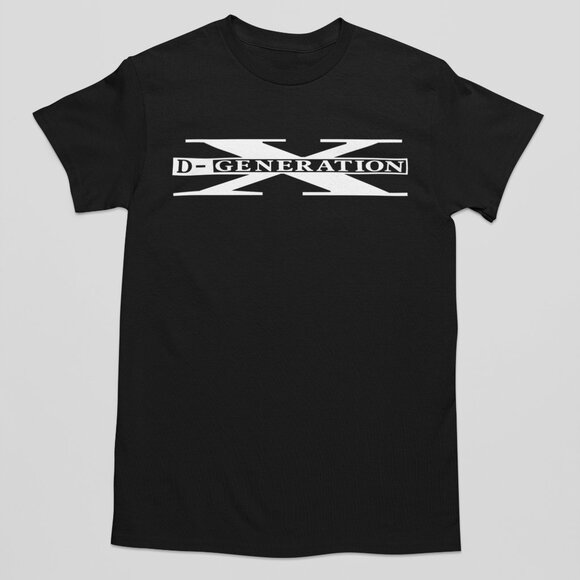 Retro Wrestling Shirt. D Generation X Black. Multiple Sizes. Fast Shipping! - Picture 1 of 1